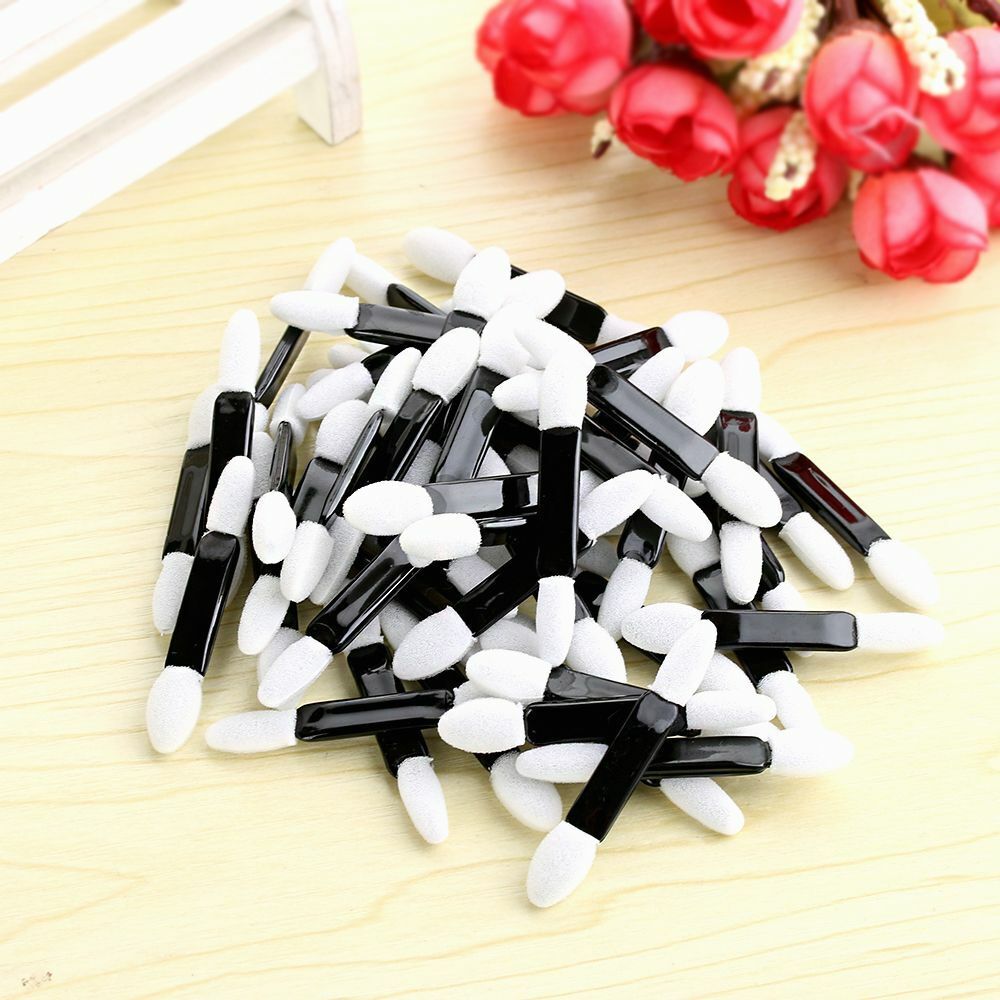 tool Disposable Professional Sponge Applicator Eyeshadow Brush Double Foam Head