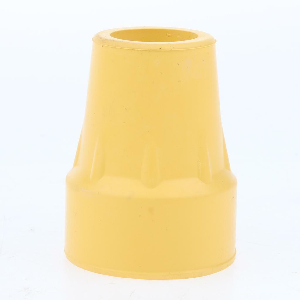 2 Pieces Anti-skid Crutch Ferrules Rubber Ends Cane  Stick  22mm