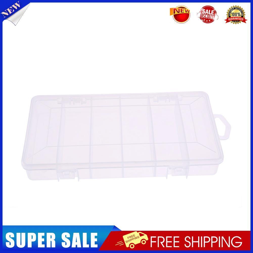 6 Compartments Fishing Lure Plastic Box Portable Kit Storage Case