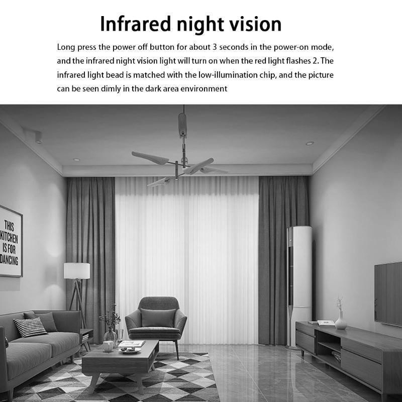 USB Camera IR Night Vision Indoor Outdoor Webcamera for Home Baby Apartment