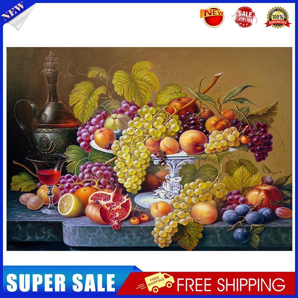 Fruit Dish DIY Full Drill Diamond Painting Embroidery Cross Stitch Decor