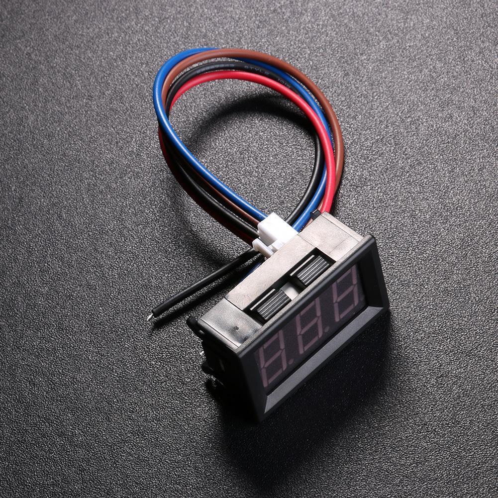 Mini 0.56in LED Digital Display DC 0-10A Ammeter Amp Panel Meter (Red)