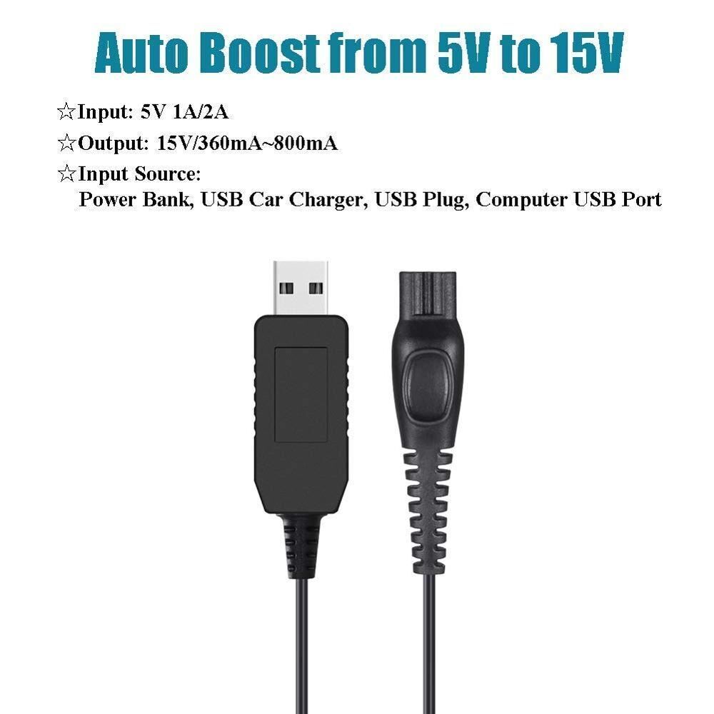 Cord for Philip HQ850 Razor Charger for Philip One Blade Shaver Charger