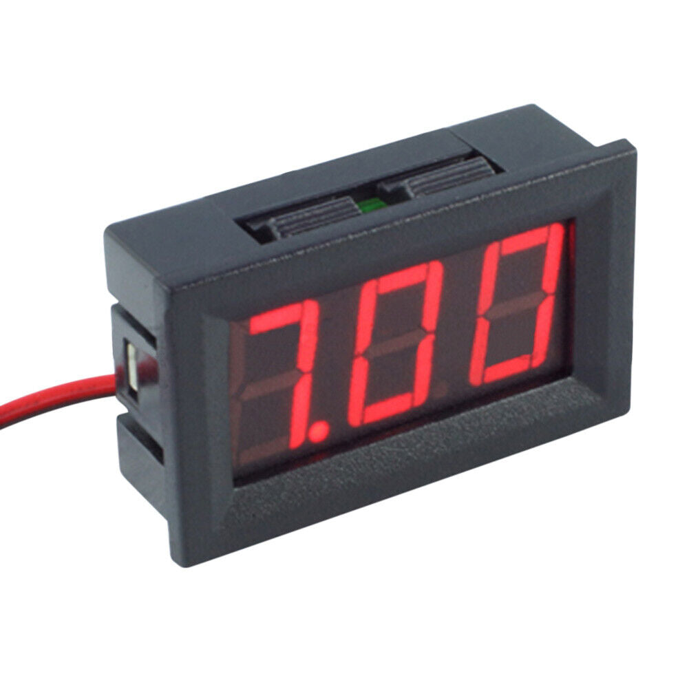 0.56inch LED Display DC 4.5-30V Two-wire Digital Voltmeter(Red)