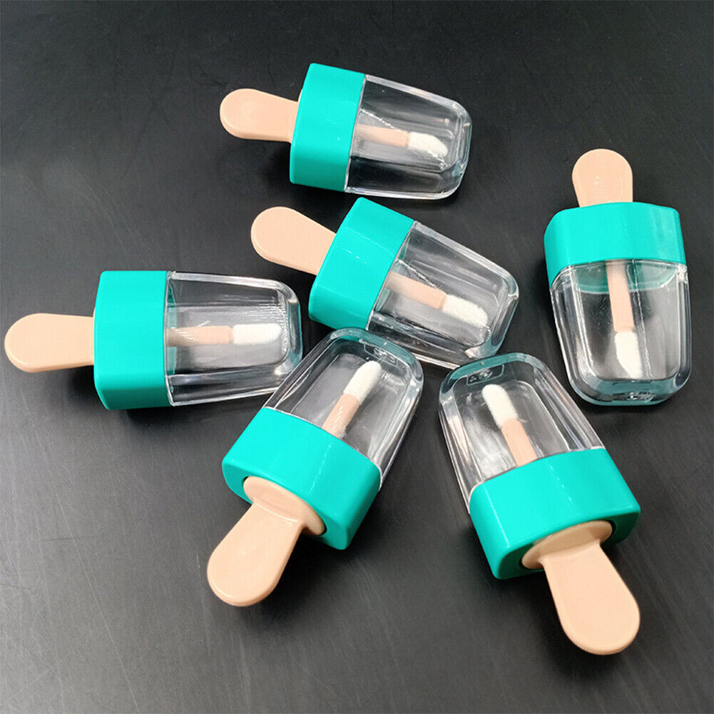 12pcs 8ml Empty Mini Lip Gloss Balm Tube Clear DIY Lipstick Glaze Container