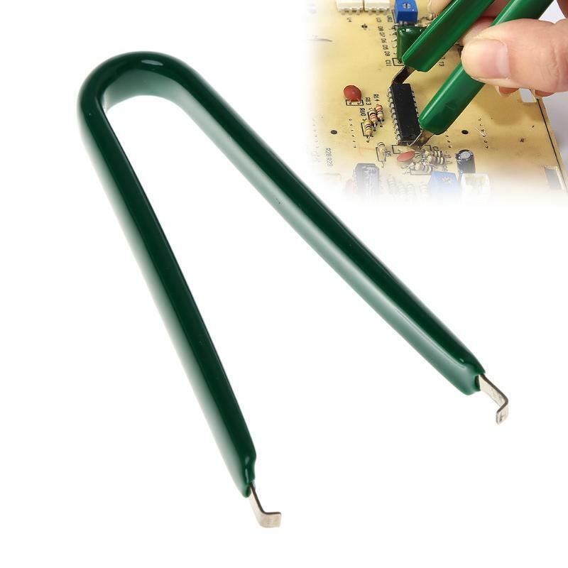 U Type Flat IC Chip Protection Pliers Circuit Board ROM Extractor Removal Puller