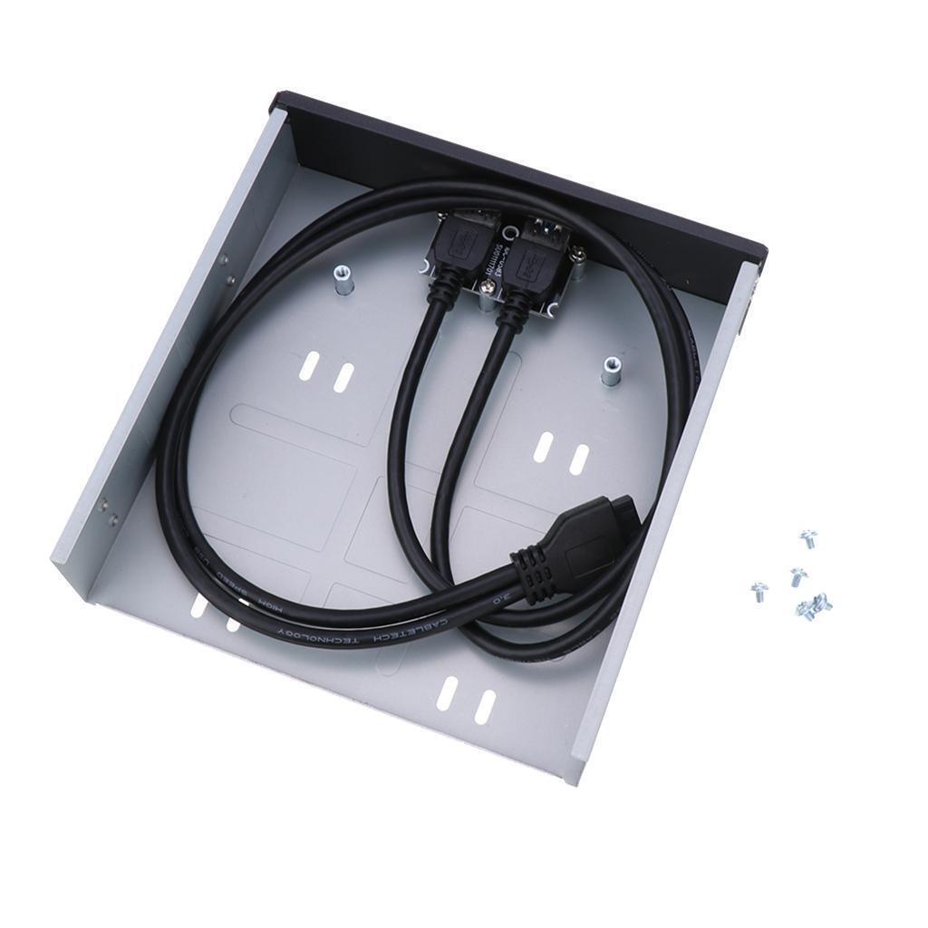 20-pin Header Faceplate to 2-port  ???c USB 3.0  with 2 Ports