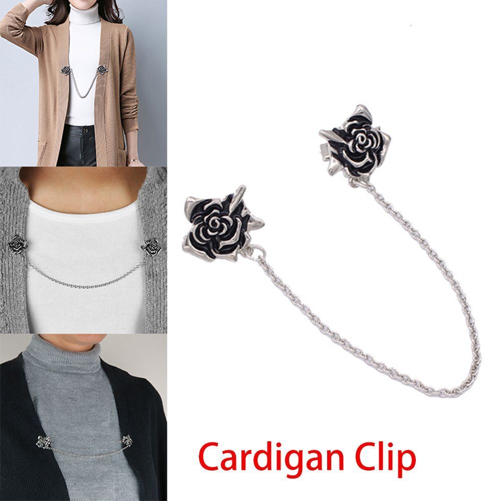 Blouse Pin Shirt Collar Clips Shawl Brooch Cardigan Clip Duck Clip Clasps
