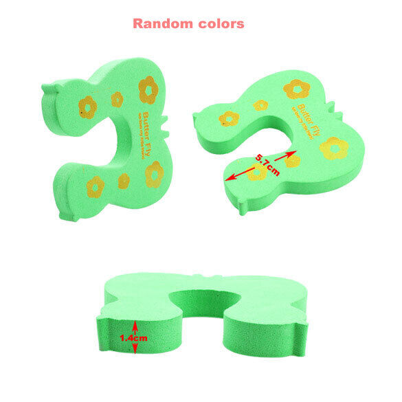 4pcs Cute Cartoon Foam Door Stopper Baby Finger Pinch Guard Helper Lock
