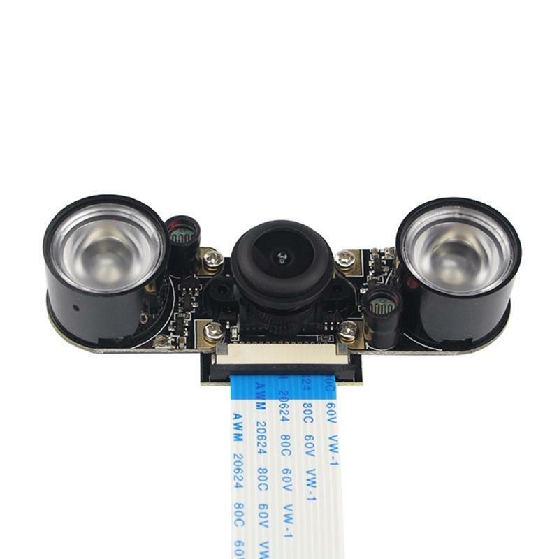 Night Vision Camera Wide130 160degree Fisheye Lens for Rasberry Pi 4B/3B