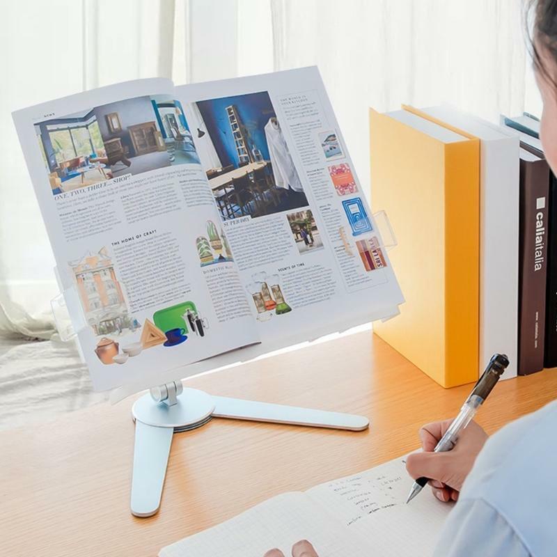 Multifunctional Textbook Reading Stand for Big Heavy Books Aluminum Alloy