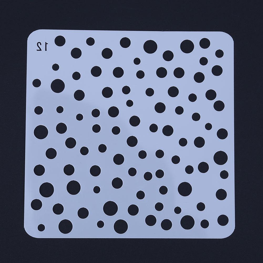 Spray Plate DIY Draw Tool Photo Album Tools for Kids Theme Hollow Ruler