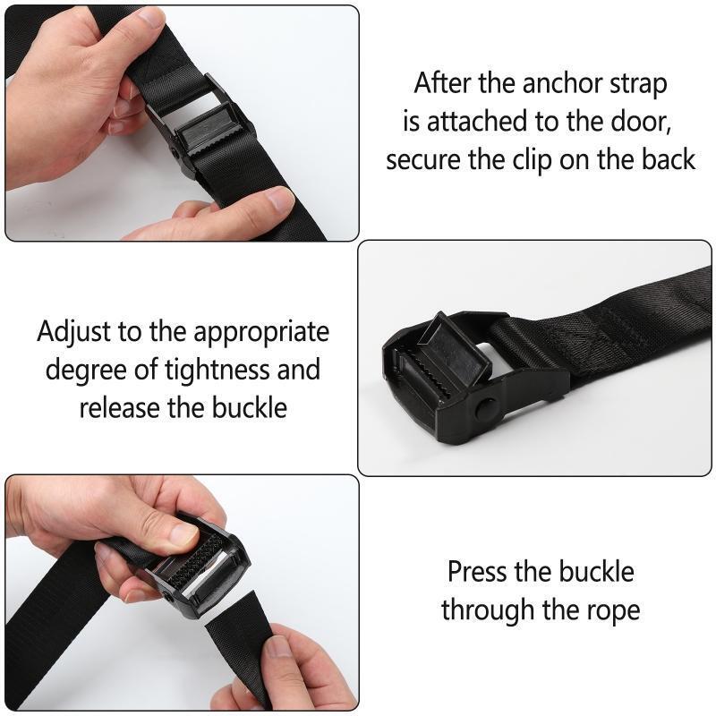 Door Anchor Strap for Resistance Band Workout Resistance Band Door Anchor w/ Bag