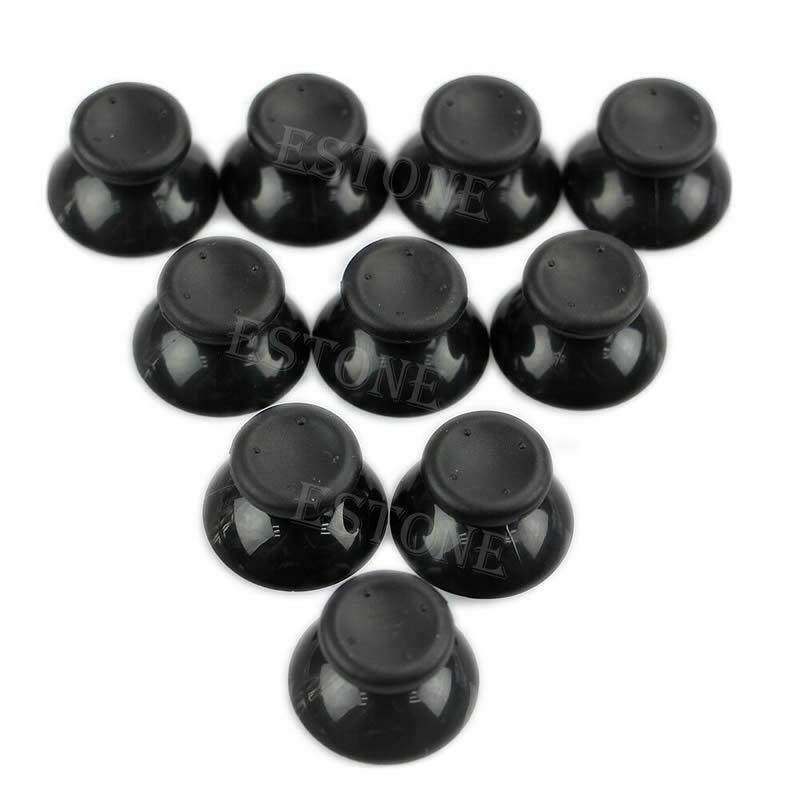 10pcs Analog Joystick Thumbstick Rubber Caps For Microsoft XBOX 360 Controller