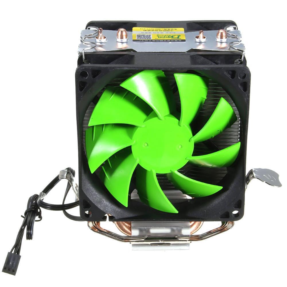 Dual Copper Pipes Dual Fans Hydraulic CPU Cooler Heatpipe Fans Heatsink