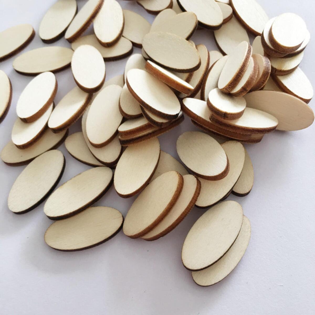 100 * Rustic   Wooden Craft Embellishments Cutout   Wedding