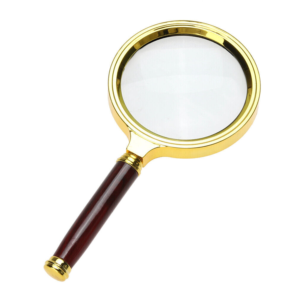 70mm Handheld 10X Magnifier Magnifying Glass Loupe for Reading Jewelry