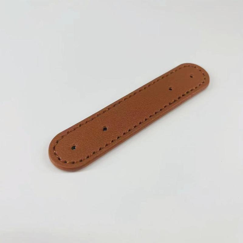 2pcs PU Leather Bags Handles Handbag Making Kits DIY Knitting Crochet Bag Handle