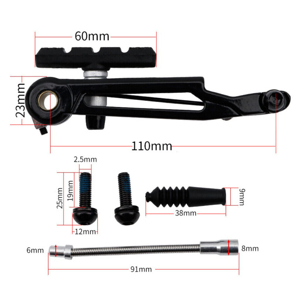 MTB Folding   110mm Ultralight Bicycle  Brakes Clamp