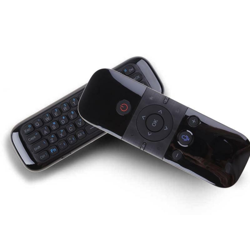 58 Keys 2.4Ghz Wireless Handheld Keyboard USB Charge Voice Control Air Mouse IR