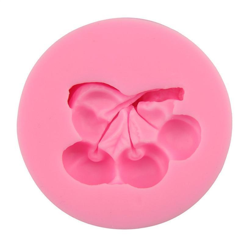 Lovely Cheery Silicone Mold  Fondant Cake Mold Bearing Temperature -40~230?