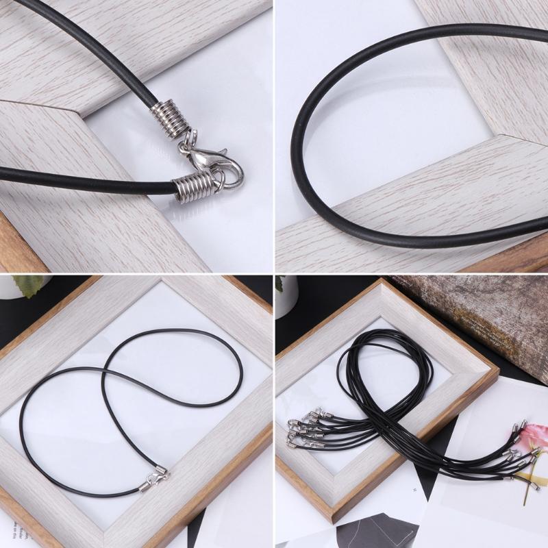 Practical Necklace Cord with Lobster Clasp 10x Jewelry Chain for Bracelet Making