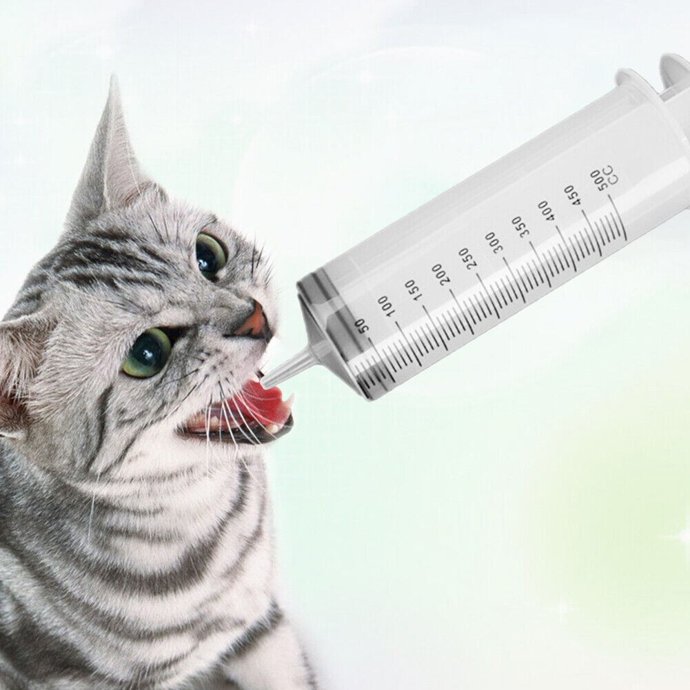 500ml Pet Animal Feeding Syringe Pill Dispenser Medicine Milk Feeder Tool