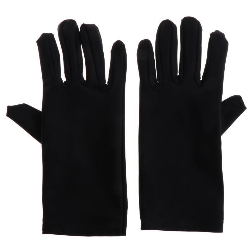 Black Gloves Jewelry Gloves Women ? Men Work Gloves for Dry Hands Drawing Gloves