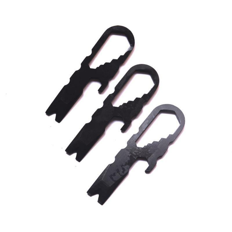 Stainless Steel Bottle and Can Opener Keychain Beer Bottle Opener EDC Multitool