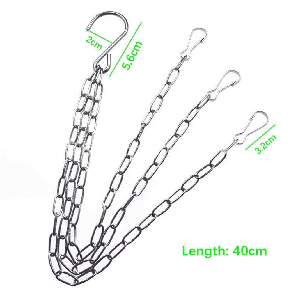 Flower Pot Lanterns 3 Strand Replacement Chains Plant Hangers Hanging Chain