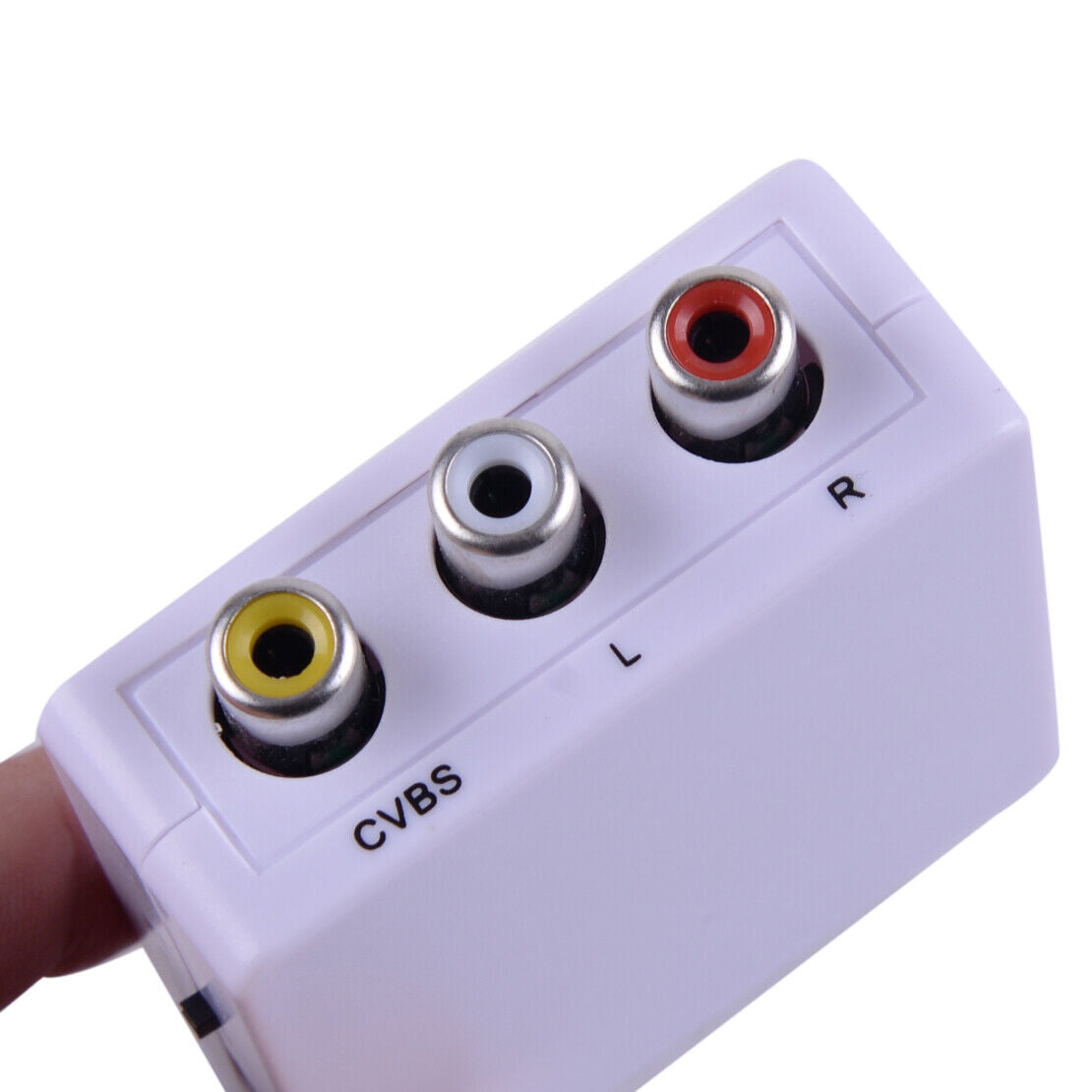 VGA to AV RCA CVBS Mini Box HD TV Video Converter Adapter Connector VGA2AV Li