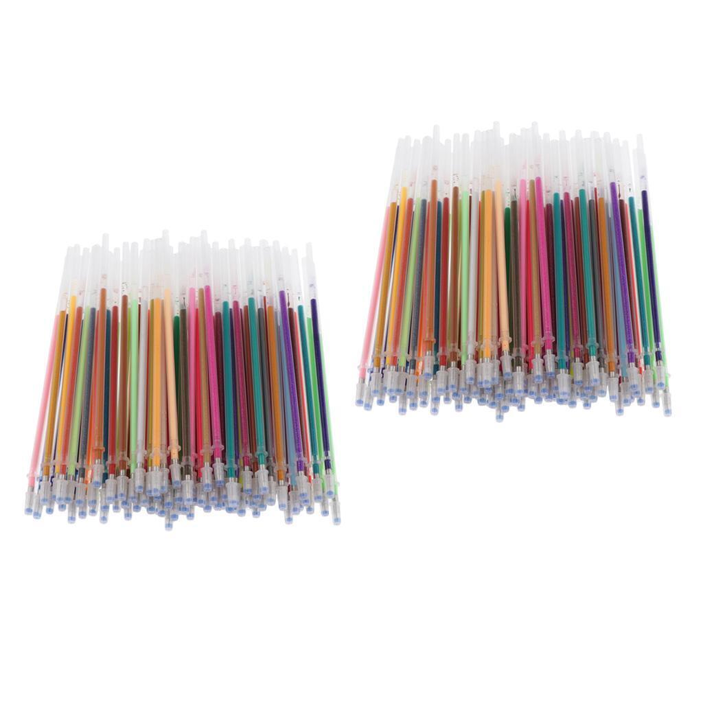 200x Colorful  Refills Markers Writing School Stationery