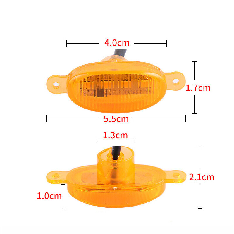 Front Grille Amber LED Lamp Running Light Yellow Fit for Ford F-150 Raptor