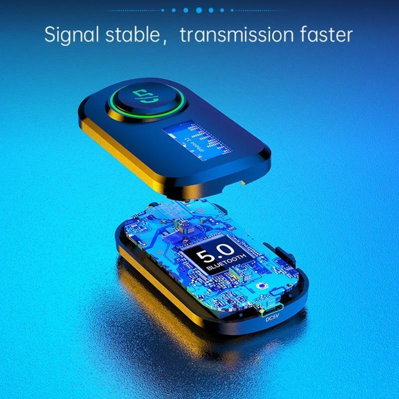 Receiver Transmitter 2 in 1 Bluetooth-compatible Adapter Hand Free Call Car MP3