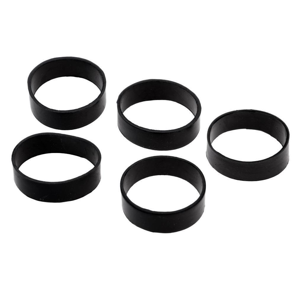 Pack of 5 Rubber Fixed Holding Rings Bundle Fixing Sleeve for 5cm/2inch Width