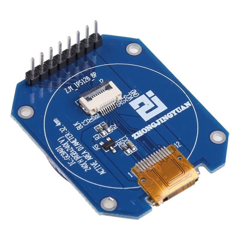 1.28'' LCD Display Module RGB IPS 240x240 GC9A01 Driver 4-Wire SPI Adapter Board