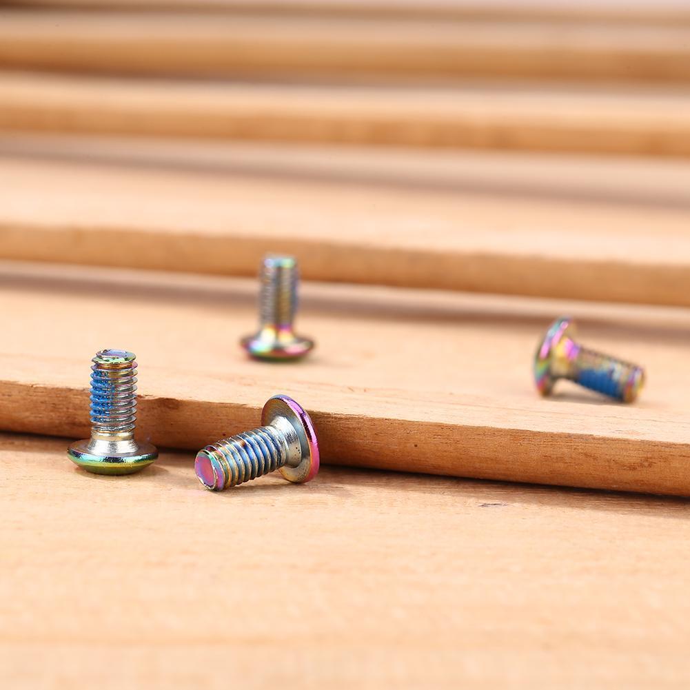 12pcs M5x8mm Disk Brake Bolts T25 Bike Bottle Holder Bolts Screw (Multi)