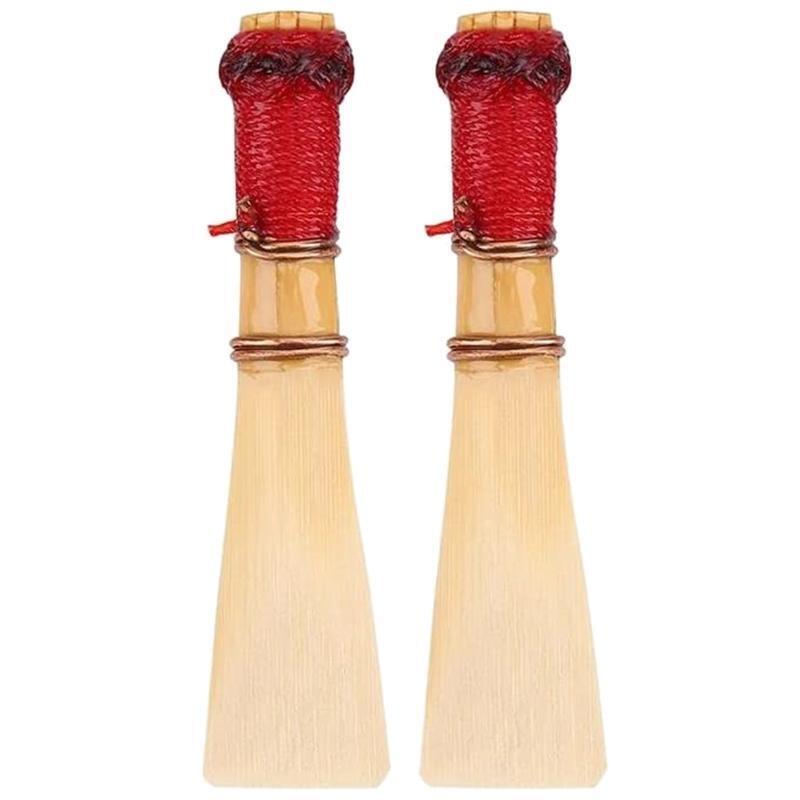 2Pcs Bassoon Reeds Medium Strength Reed with Storage Tube Instrument Accessories