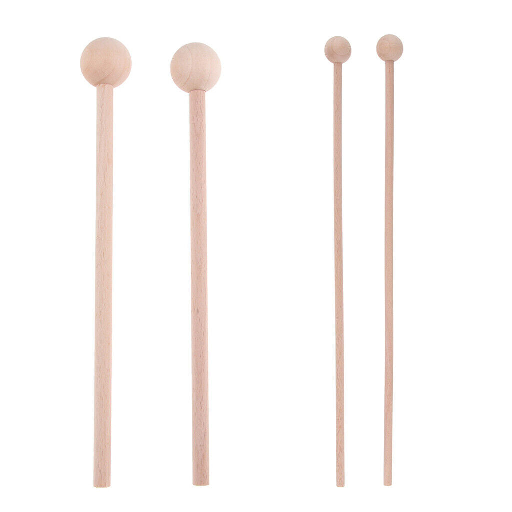 Double Drum Marimba Percussion Mallets Sticks Hard  22cm  Gift