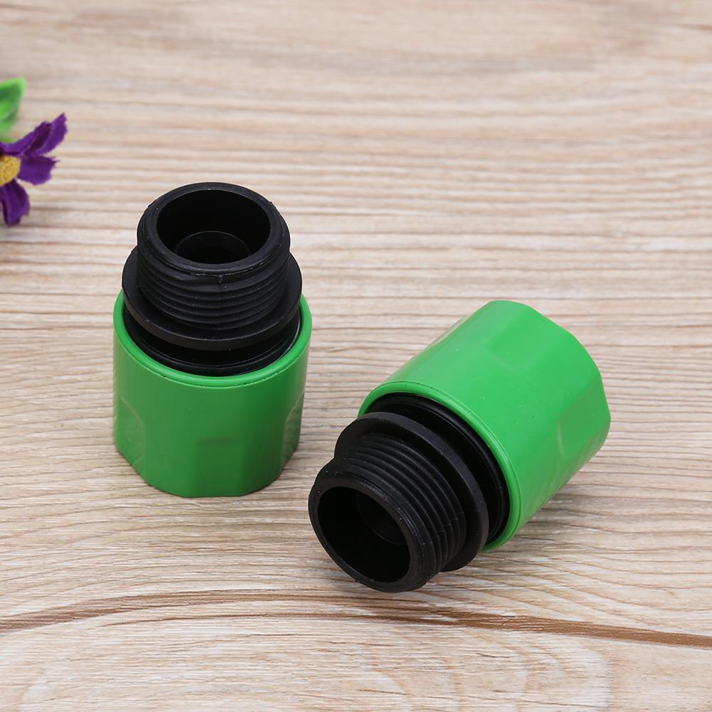2pcs Hose Connector From Quick Connector To 3/4'' Thread Connector Garden