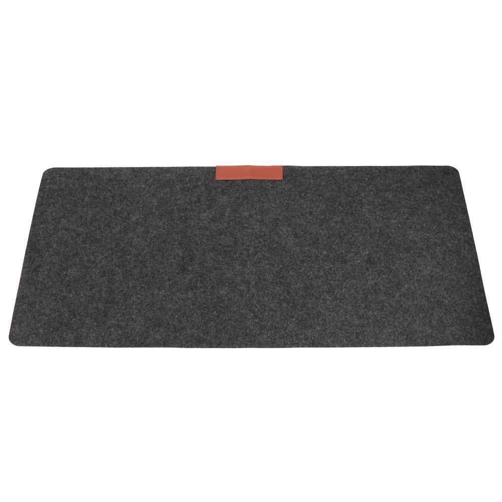 Office Computer Desk Table Keyboard Mouse Pad Felt Laptop Mat (Grey)