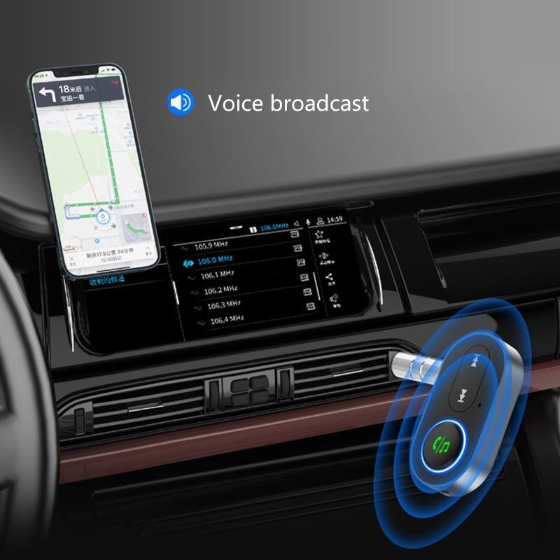 FM Transmitter Receiver Bluetooth-5.0 Radio USB Handsfree Car Wireless Aux Audio