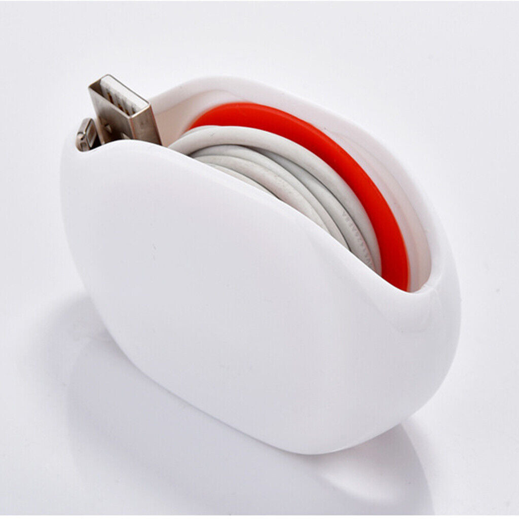 2Pcs Automatic Headphone  Retractable Wire Winder Holder Tool
