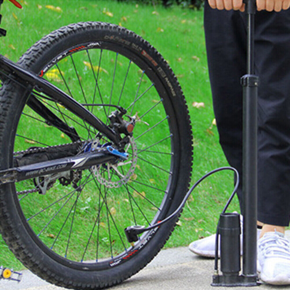 High Pressure 140psi Hand Floor Pump Manual Bicycle Cycling Tire Air Pump