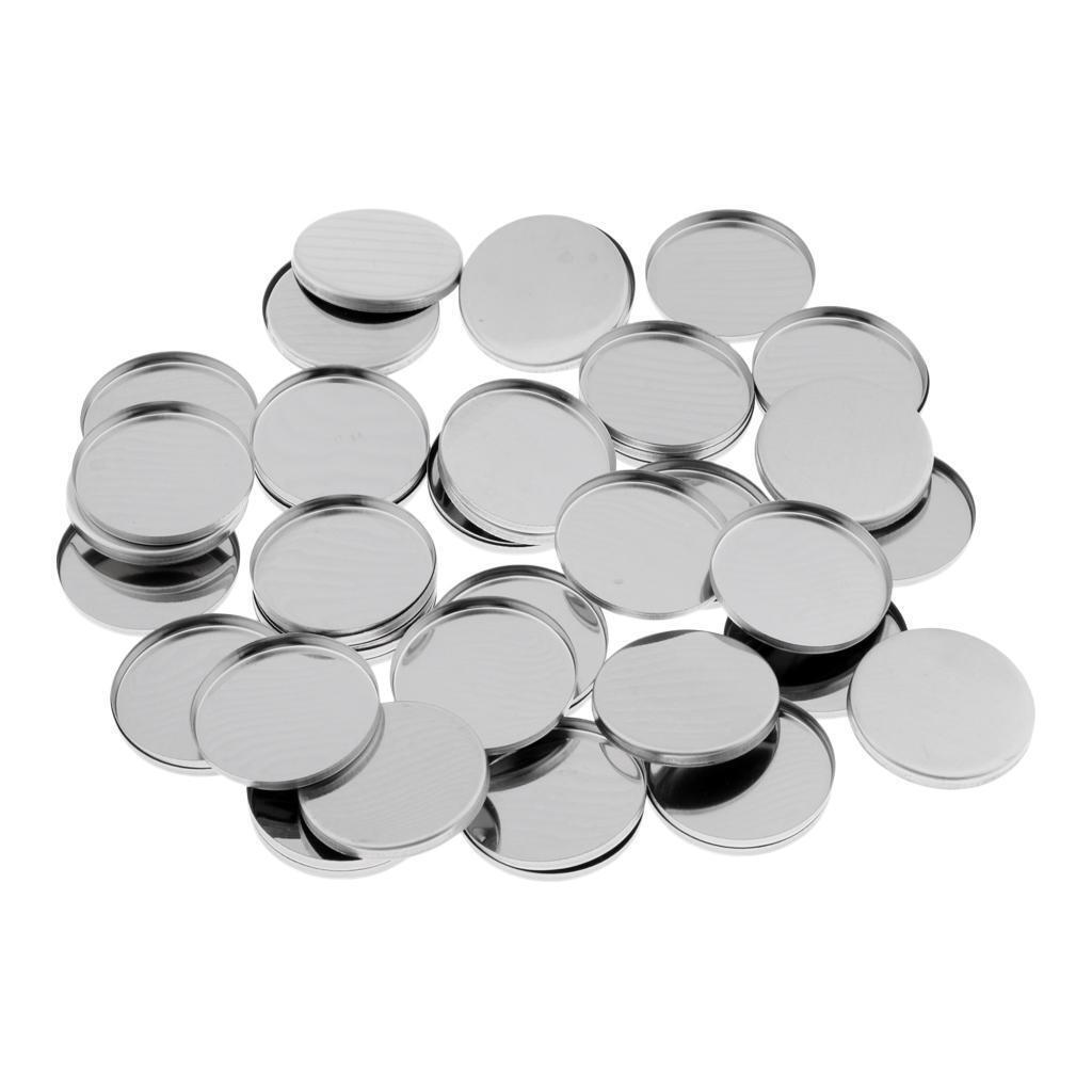 50x Round Empty  Makeup Pans 36mm for Magnetic Eyeshadow