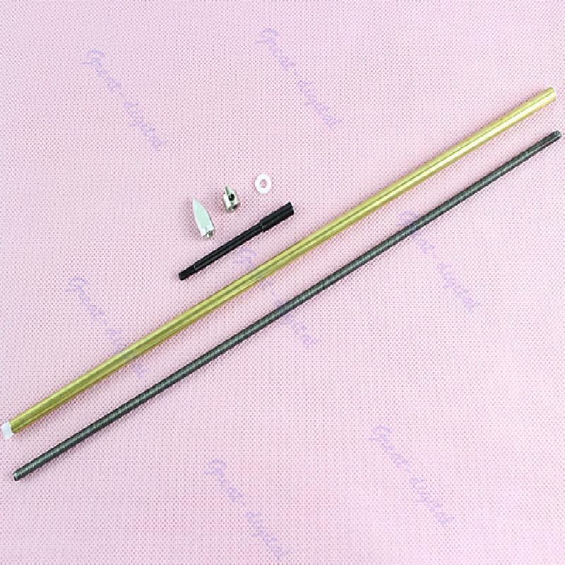 30cm 300mm Cable Shaft Drive 4mm x 14.3 inch Dog Prop Brass Tube Nut For RC Boat