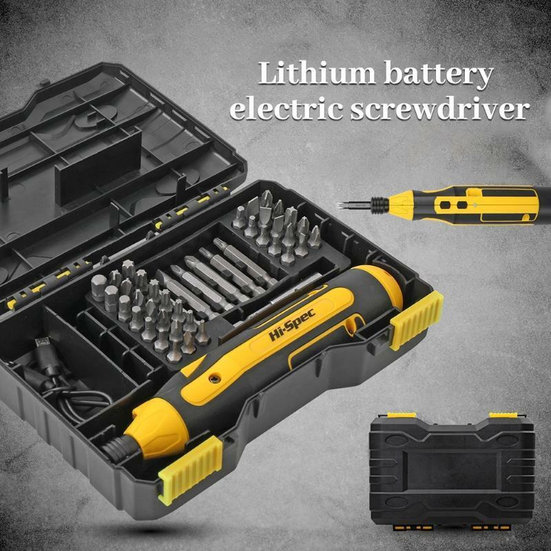 Adjustable Torque Cordless Mini Screwdriver with Usb Charging Cable 44pcs/set