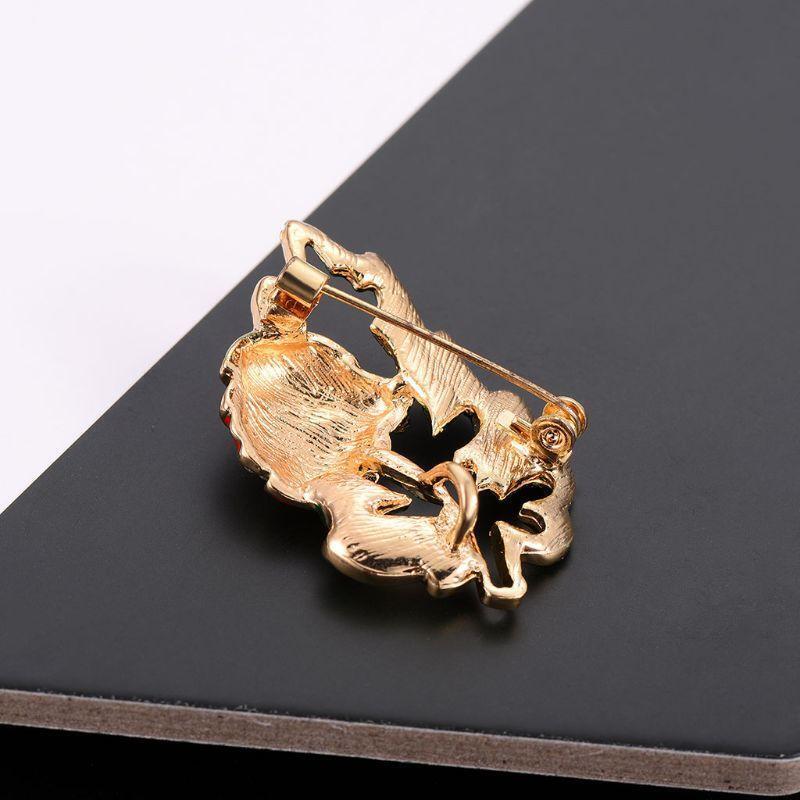 Insect Leaf Brooch Ladybird Decorative Charms Jewelry Badge Banquet Scarf Pins
