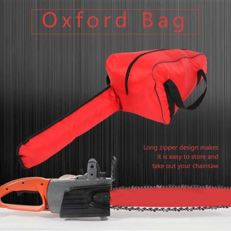 20" Portable Chainsaw Bag Carrying Case Fit for Chainsaw Storage Bag Red