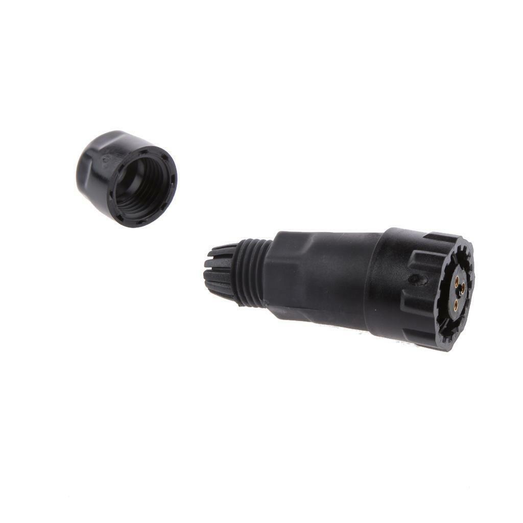 2x 15A IP68 Waterproof Aviation 3  Assembled Electrical  Fe Adapter